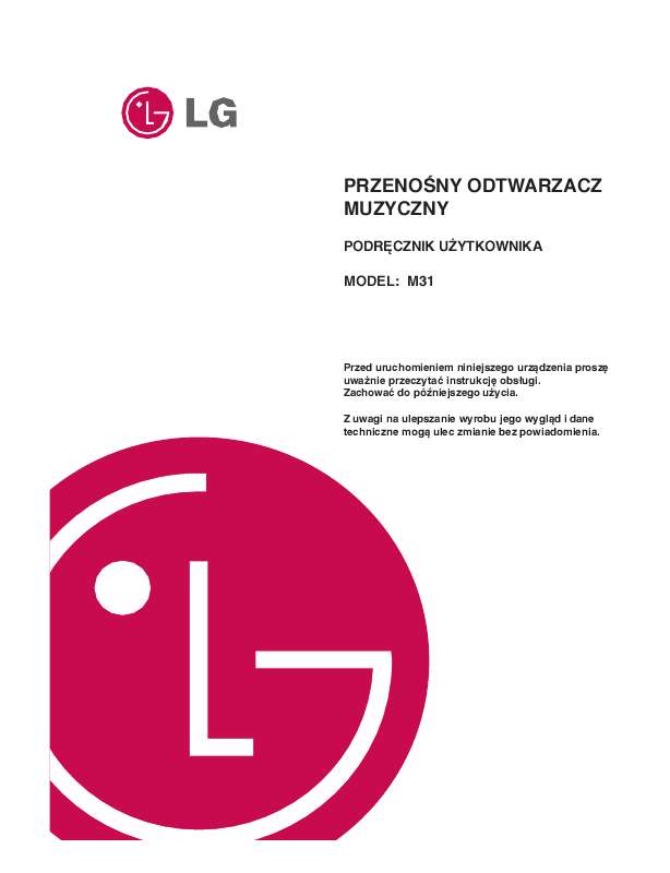 Szczegółowe instrukcje użytkowania znajdują się w podręczniku użytkownika.