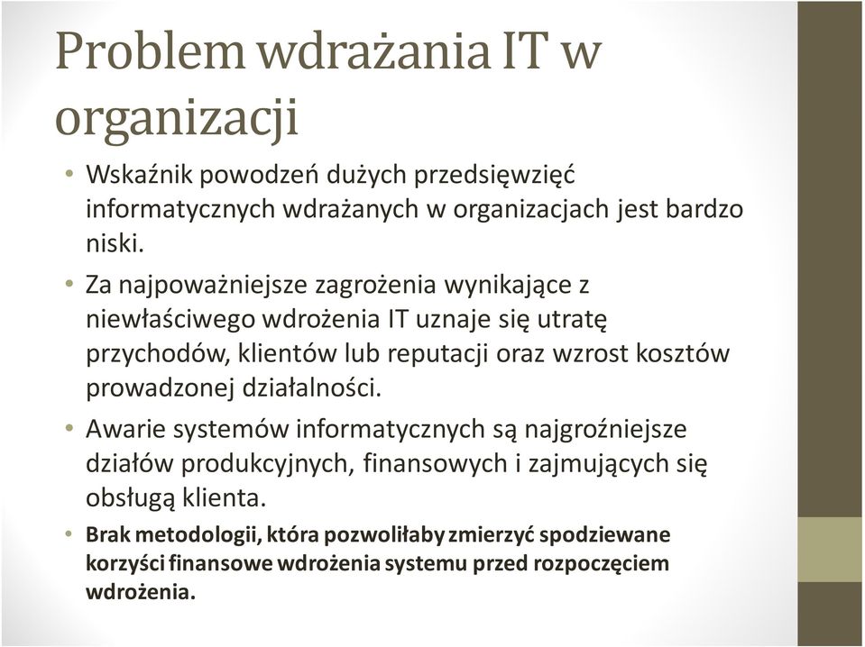 kosztów prowadzonej działalności.