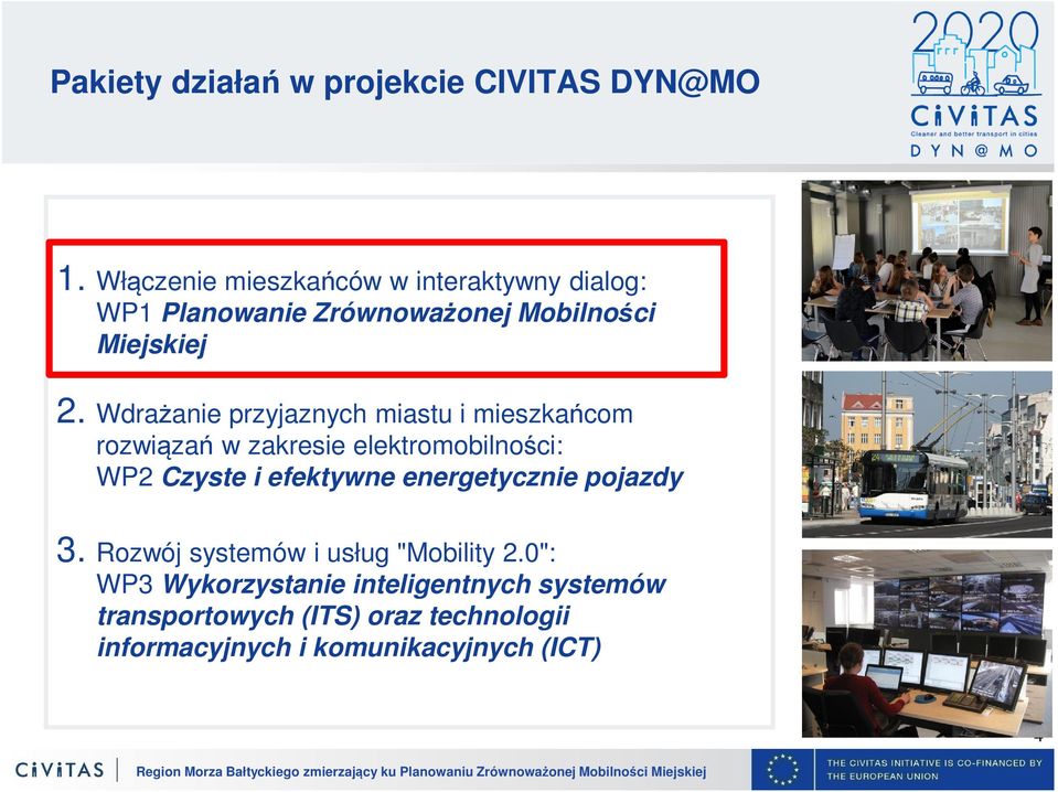 Wdrażanie przyjaznych miastu i mieszkańcom rozwiązań w zakresie elektromobilności: WP2 Czyste i efektywne