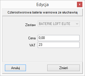 Instrukcja obsługi programu CAD Decor 2.2 ROZDZIAŁ 13 Wycena wstawionych obiektów i cennik 1.