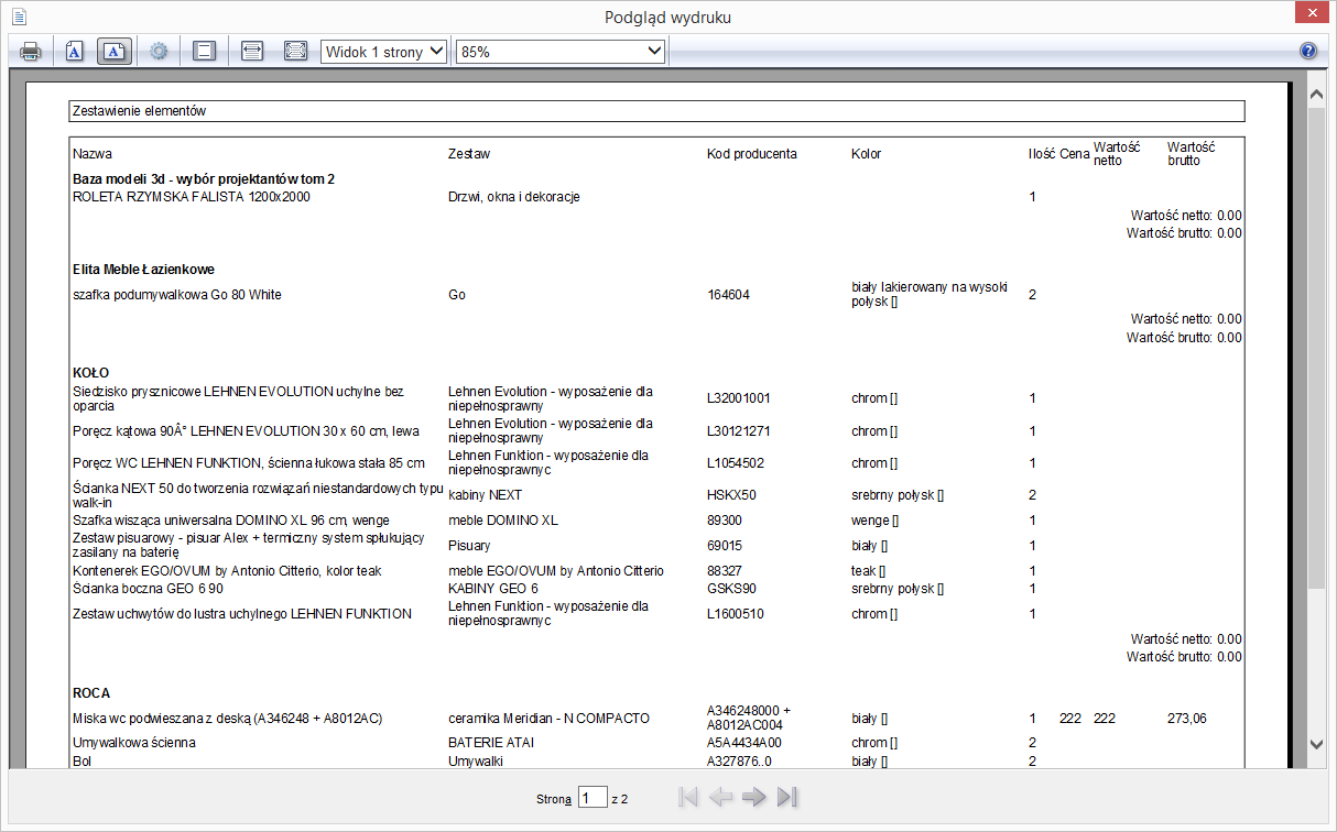 Instrukcja obsługi programu CAD Decor 2.2 Rys.