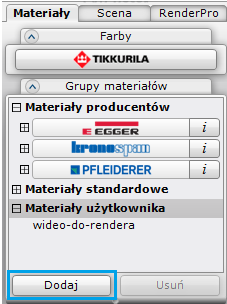 Instrukcja obsługi programu CAD Decor 2.2 ROZDZIAŁ 18 Wizualizacja - nanoszenie i edycja tekstur 1.