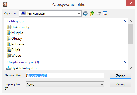 Instrukcja obsługi programu CAD Decor 2.2 9.3.