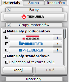 Instrukcja obsługi programu CAD Decor 2.2 ROZDZIAŁ 22 Wizualizacja - projektowanie z użyciem farb 1.