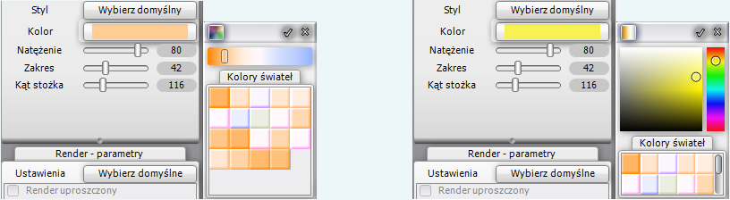 Instrukcja obsługi programu CAD Decor 2.2 Kolor - użytkownicy naszego oprogramowania mają do wyboru 32 style opraw zapisanych w programie w wersji standardowej (Rys.