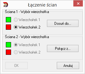 Instrukcja obsługi programu CAD Decor 2.2 Rys. 104 - okno parametrów ścian Rys. 105 - wstawianie ścianek działowych Rys. 106 - zmiana parametrów Rys. 107 - dodawanie ściany Rys.