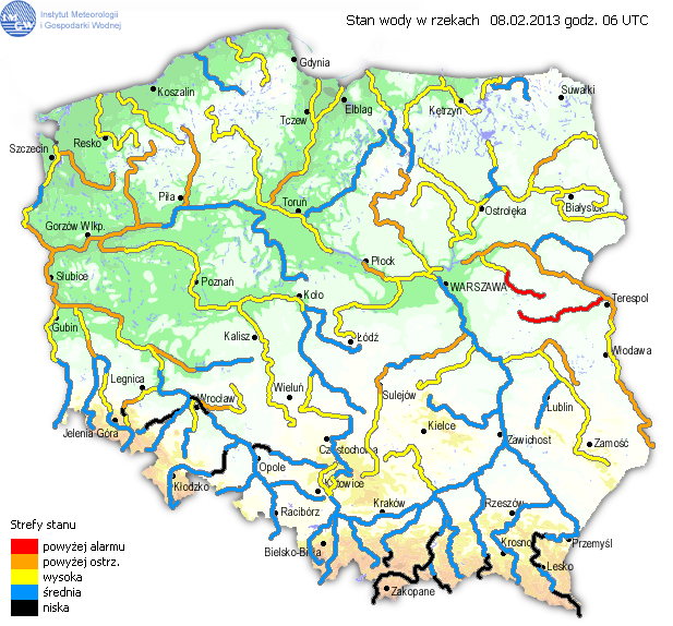 INFORMACJE HYDROLOGICZNO - METEOROLOGICZNE