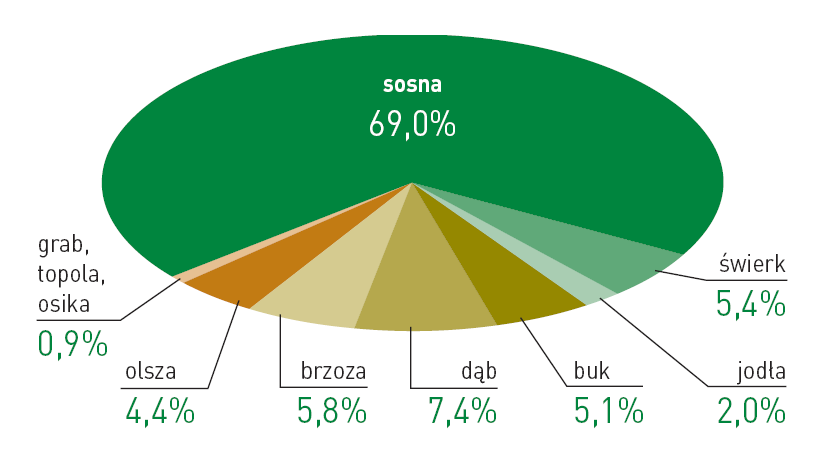 Udział gatunków w