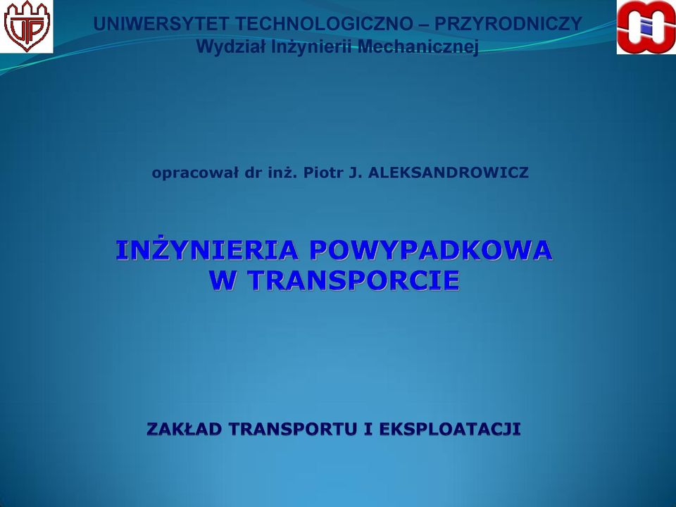 Inżynierii Mechanicznej