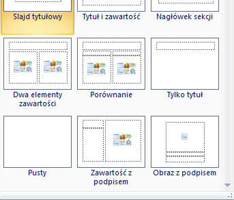 Rok akademicki 2010/2011 9/19 Podstawowe pojęcia: układ slajdu Układ slajdu - jest to układ