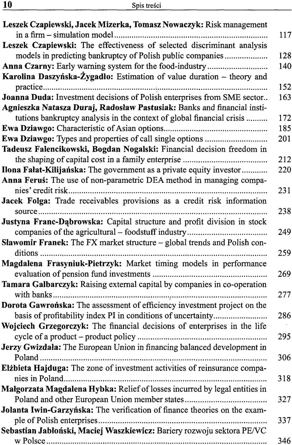 Joanna Duda: Investment decisions of Polish enterprises from SME sector.