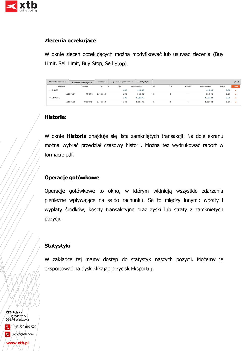 Można tez wydrukować raport w formacie pdf.