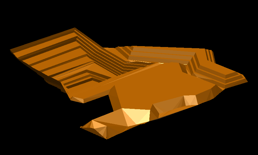 Górnicze zagospodarowanie złoża węgla brunatnego 21 Rys. 2. Trójwymiarowy model kopalni Fig. 2. Three-dimensional model of the mine 4.
