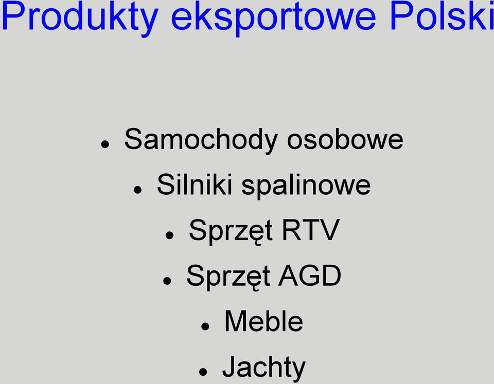 Silniki spalinowe Sprzęt