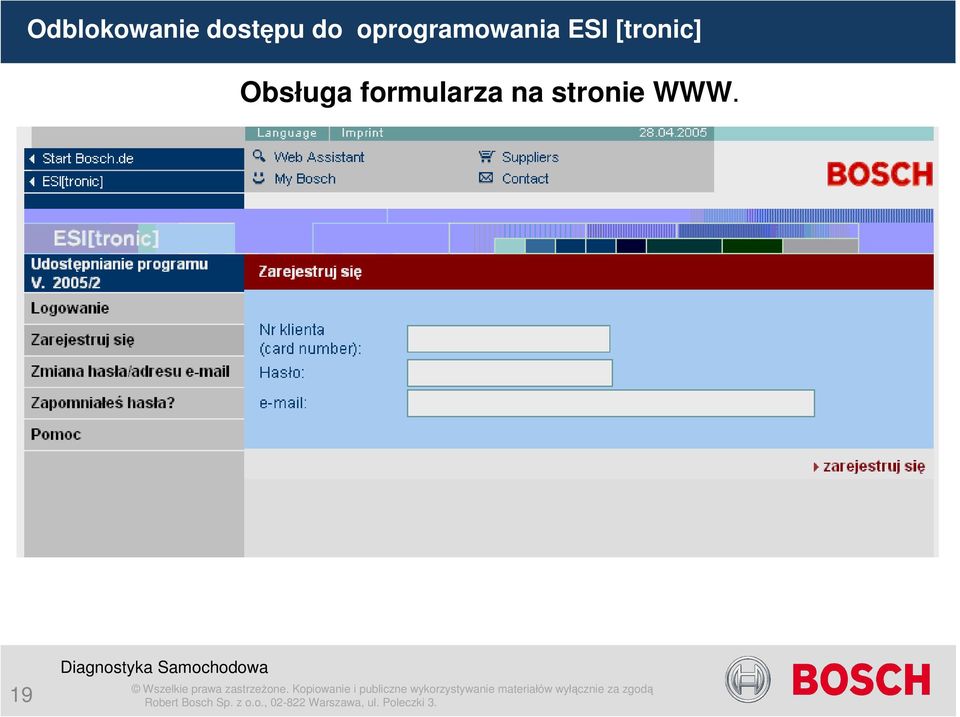 [tronic] Obsługa