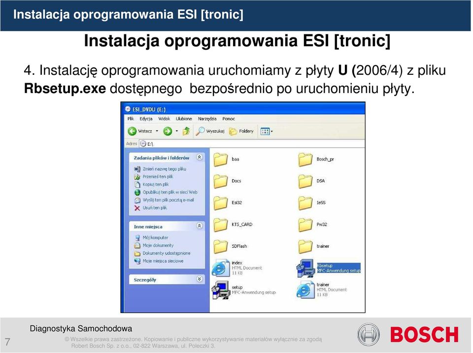 Instalację oprogramowania uruchomiamy z płyty U