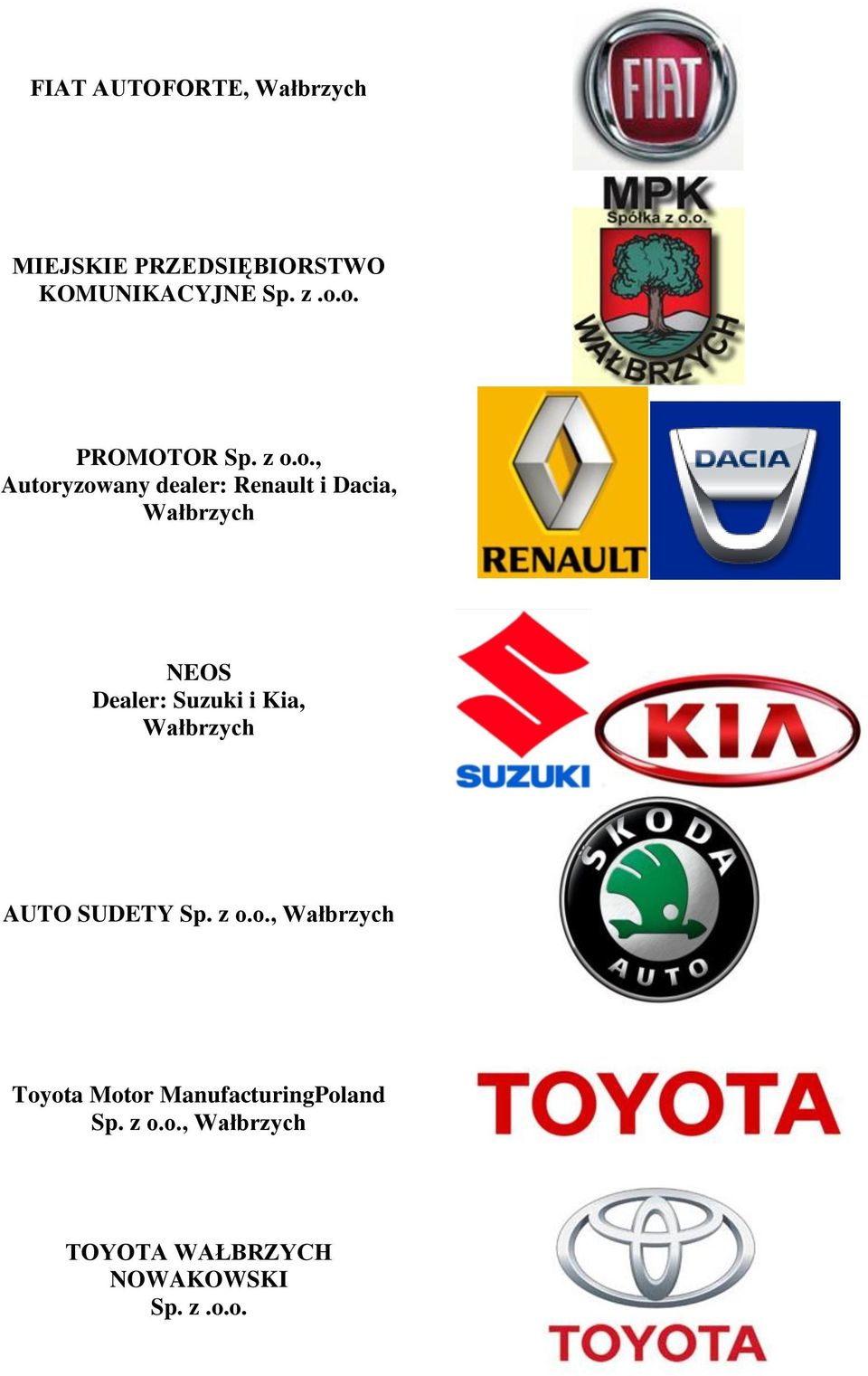 Dealer: Suzuki i Kia, Wałbrzych AUTO SUDETY Sp. z o.