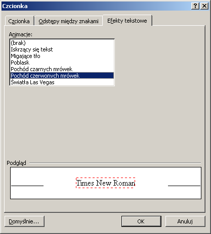Formatowanie czcionki wersja MS Word 2000 WyŜsza Szkoła MenedŜerska w Legnicy 16/18 Podsumowanie Czcionki komputerowe mogą występować w róŝnych formatach (Type 1, TrueType, OpenType) Obecnie
