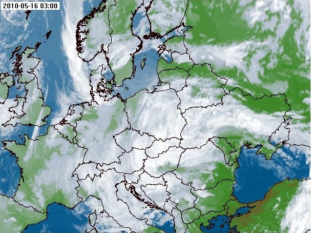 METEOROLOGICZNE PRZYCZYNY POWODZI 2010 W DORZECZU ODRY Synoptyczne uwarunkowania powodzi w okresie od 14-19 maja W okresie od 15 do 20 maja Polska