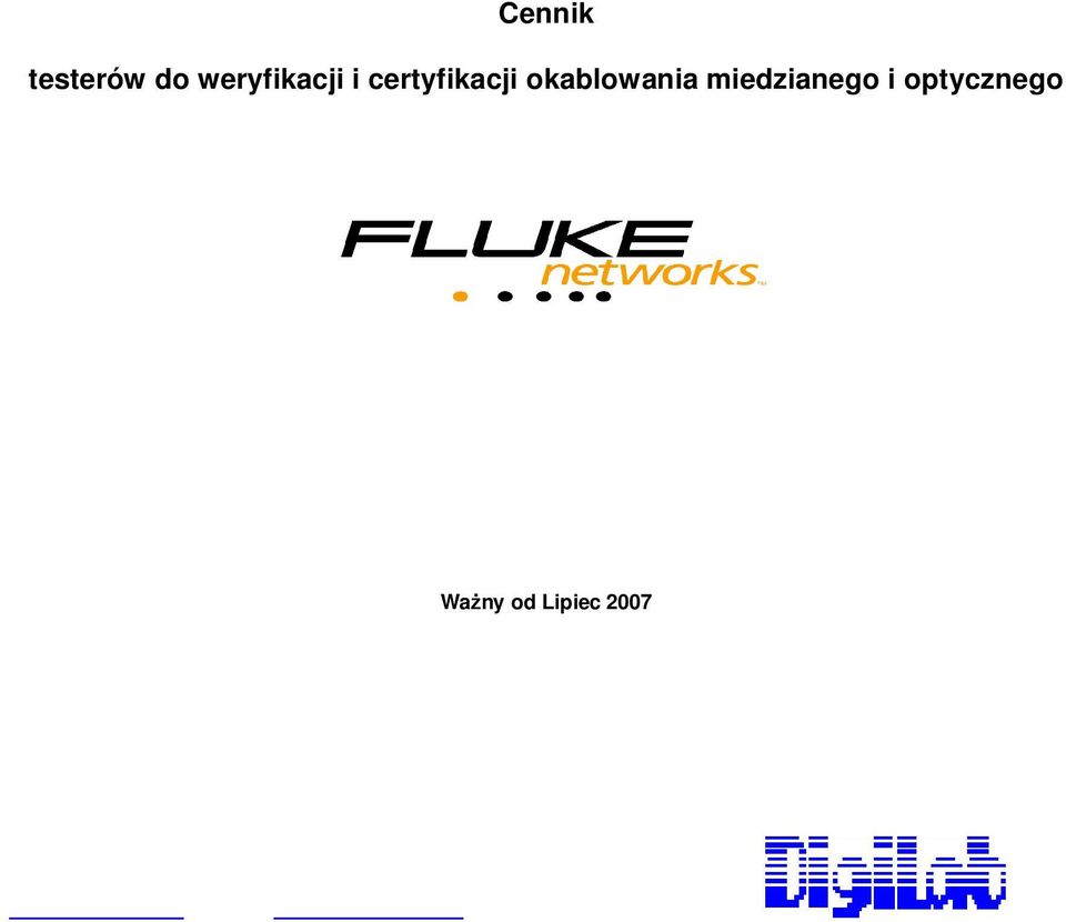 certyfikacji okablowania