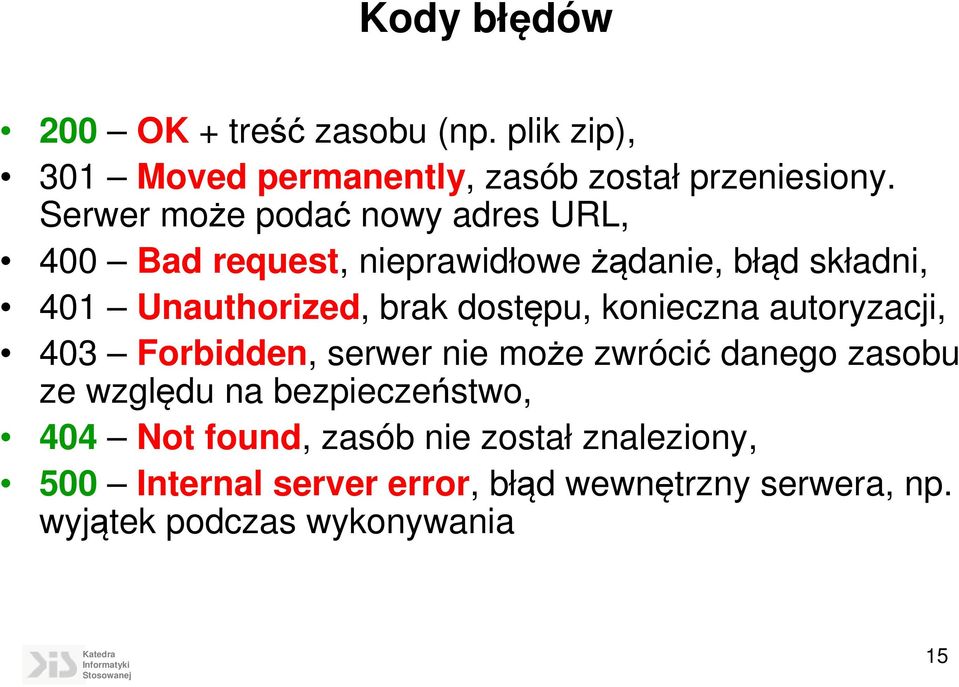 dostępu, konieczna autoryzacji, 403 Forbidden, serwer nie może zwrócić danego zasobu ze względu na