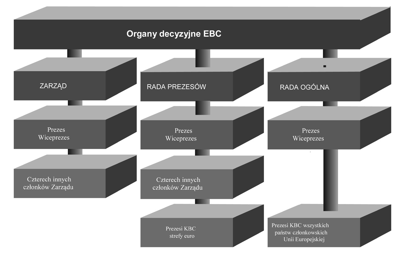 swoje zadania jest zobligowany do tego aby być efektywnym, przejrzystym, kompetentnym i uczciwym 57. EBC przez swoje organy decyzyjne tj.
