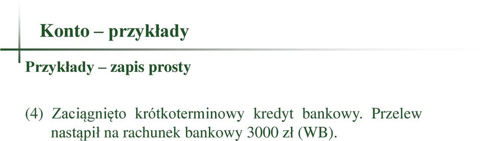 krótkoterminowy kredyt bankowy.