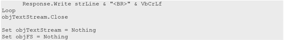 VbCrLf Loop objtextstream.