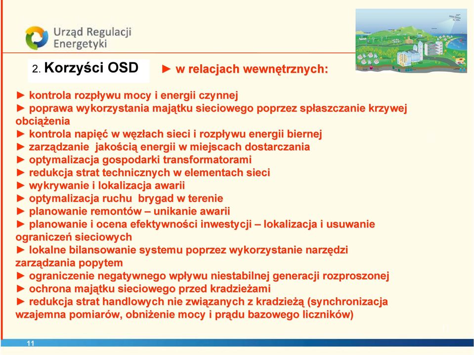 lokalizacja awarii optymalizacja ruchu brygad w terenie planowanie remontów unikanie awarii planowanie i ocena efektywności inwestycji lokalizacja i usuwanie ograniczeń sieciowych lokalne