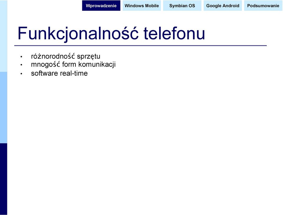 sprzętu mnogość form