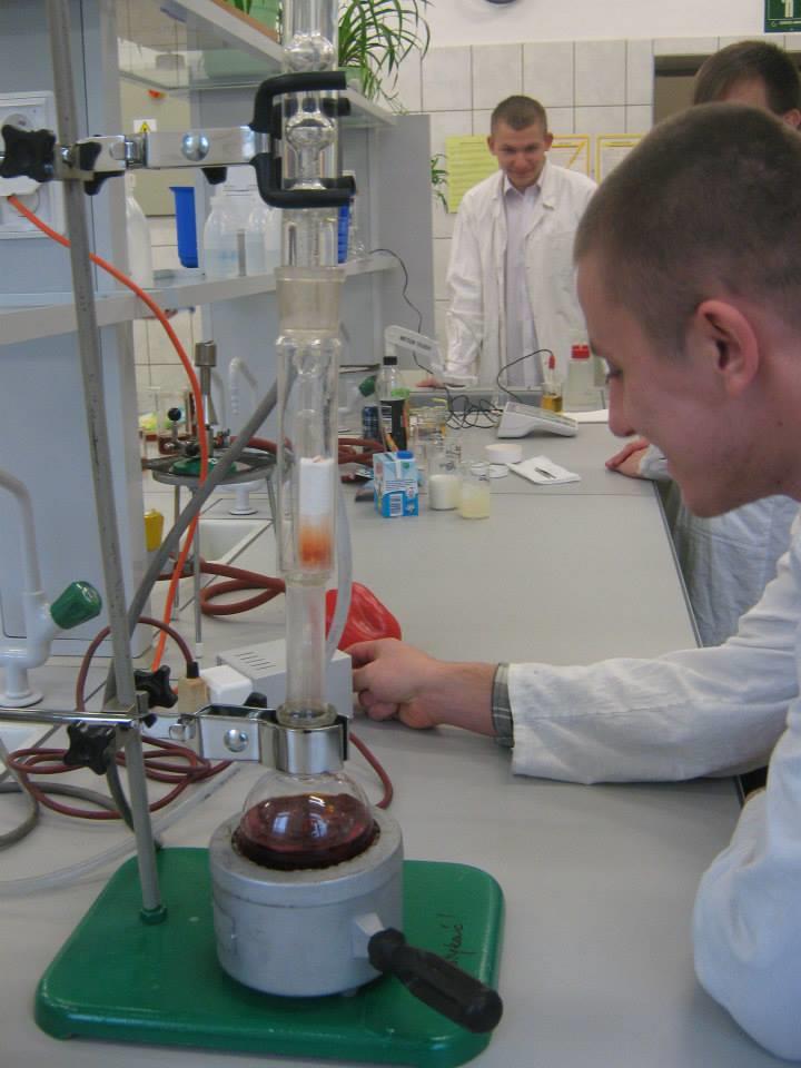 Absolwent jest przygotowany do wykonywania następujących zadań zawodowych: przygotowywania sprzętu laboratoryjnego i odczynników chemicznych do badań analitycznych; pobierania i