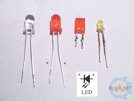 - dioda elektroluminescencyjna (LED)