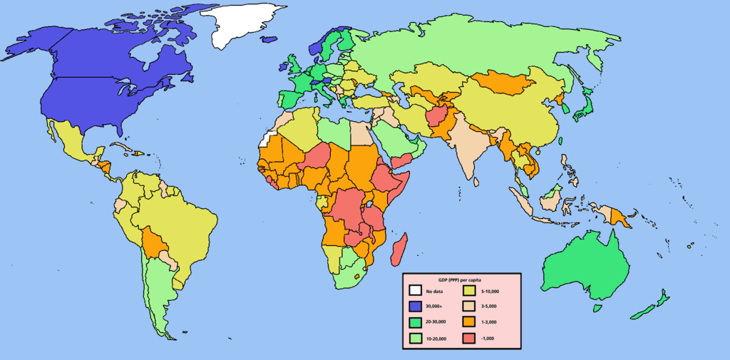 PKB per capita (wg.