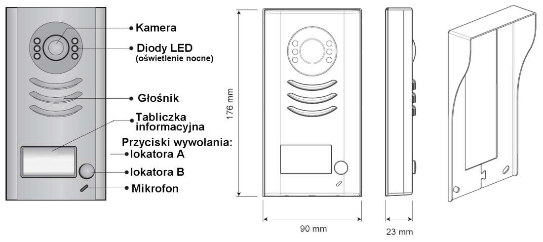 Rys.1. Konfiguracja systemu w budynku 1-lokatorskim z bramofonem DT-591 Rys.2. Konfiguracja systemu w budynku 2-lokatorskim z bramofonem DT-592 2.