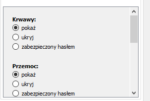 PC Client Ustawienia Opcja «Zablokuj kanał» Za pośrednictwem opcji : USTAWIENIA (KOŁO ZĘBATE) USTAWIENIA KONTROLI RODZICIELSKIEJ USTAWIENIA WIDEOTEKI NACIŚNIJ NA WYBRANY KANAŁ ZAPISZ I WYJDŹ
