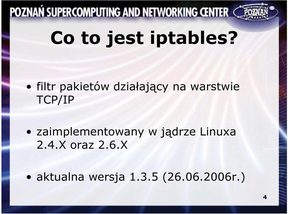 TCP/IP zaimplementowany w jądrze