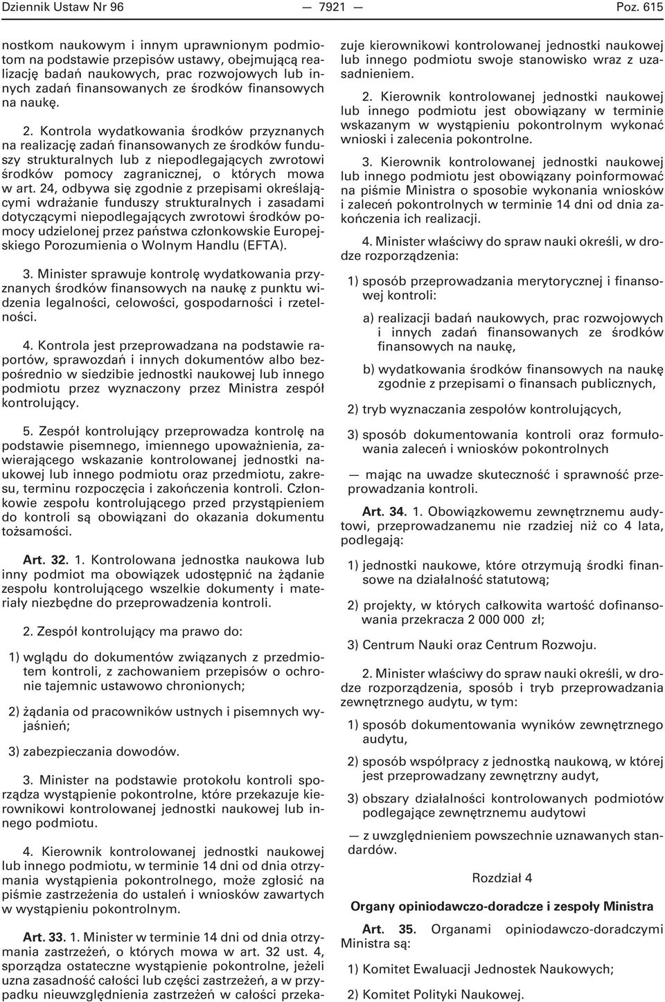 naukę. 2.