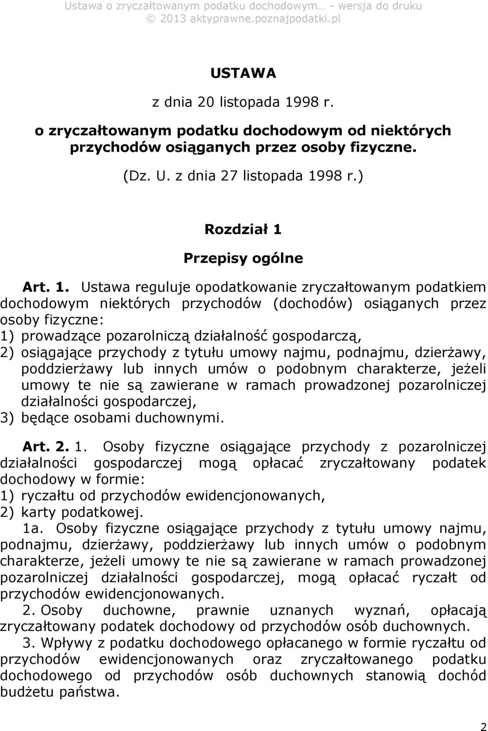 98 r.) Rozdział 1 
