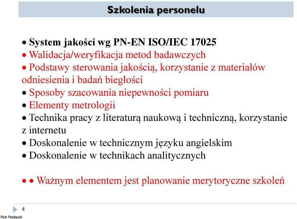 pomiaru Elementy metrologii Technika pracy z literaturą naukową i techniczną, korzystanie z internetu