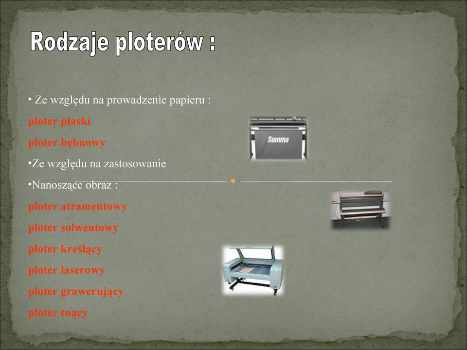 obraz : ploter atramentowy ploter solwentowy ploter