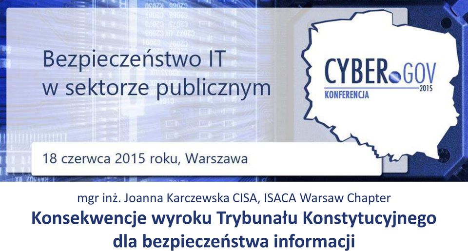 Warsaw Chapter Konsekwencje