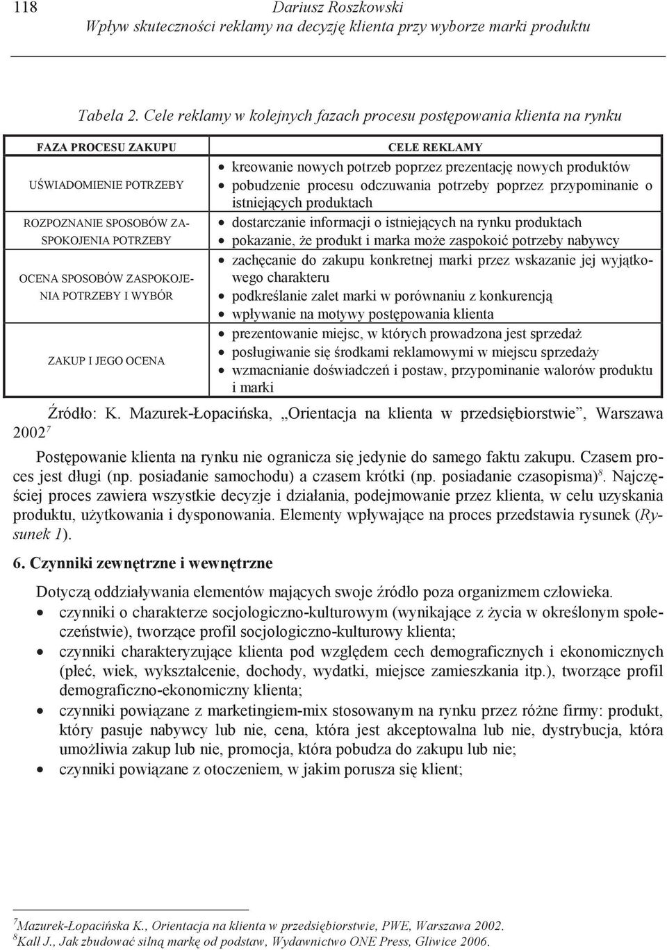 WYBÓR ZAKUP I JEGO OCENA CELE REKLAMY kreowanie nowych potrzeb poprzez prezentacj nowych produktów pobudzenie procesu odczuwania potrzeby poprzez przypominanie o istniejcych produktach dostarczanie