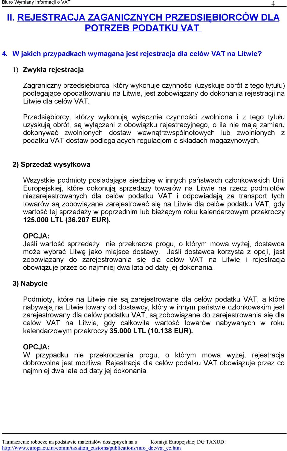 celów VAT.