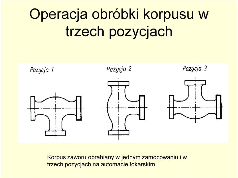 obrabiany w jednym zamocowaniu i