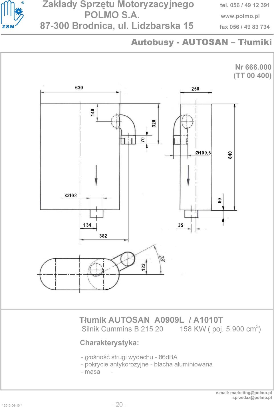Cummins B 215 20 158 KW ( poj. 5.