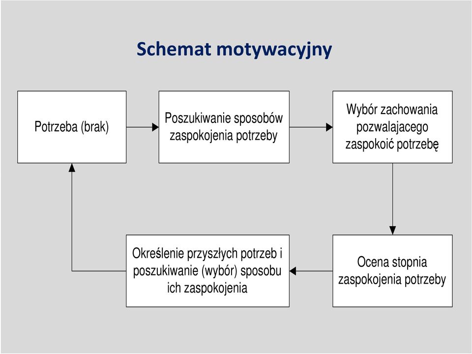 zaspokoić potrzebę Określenie przyszłych potrzeb i