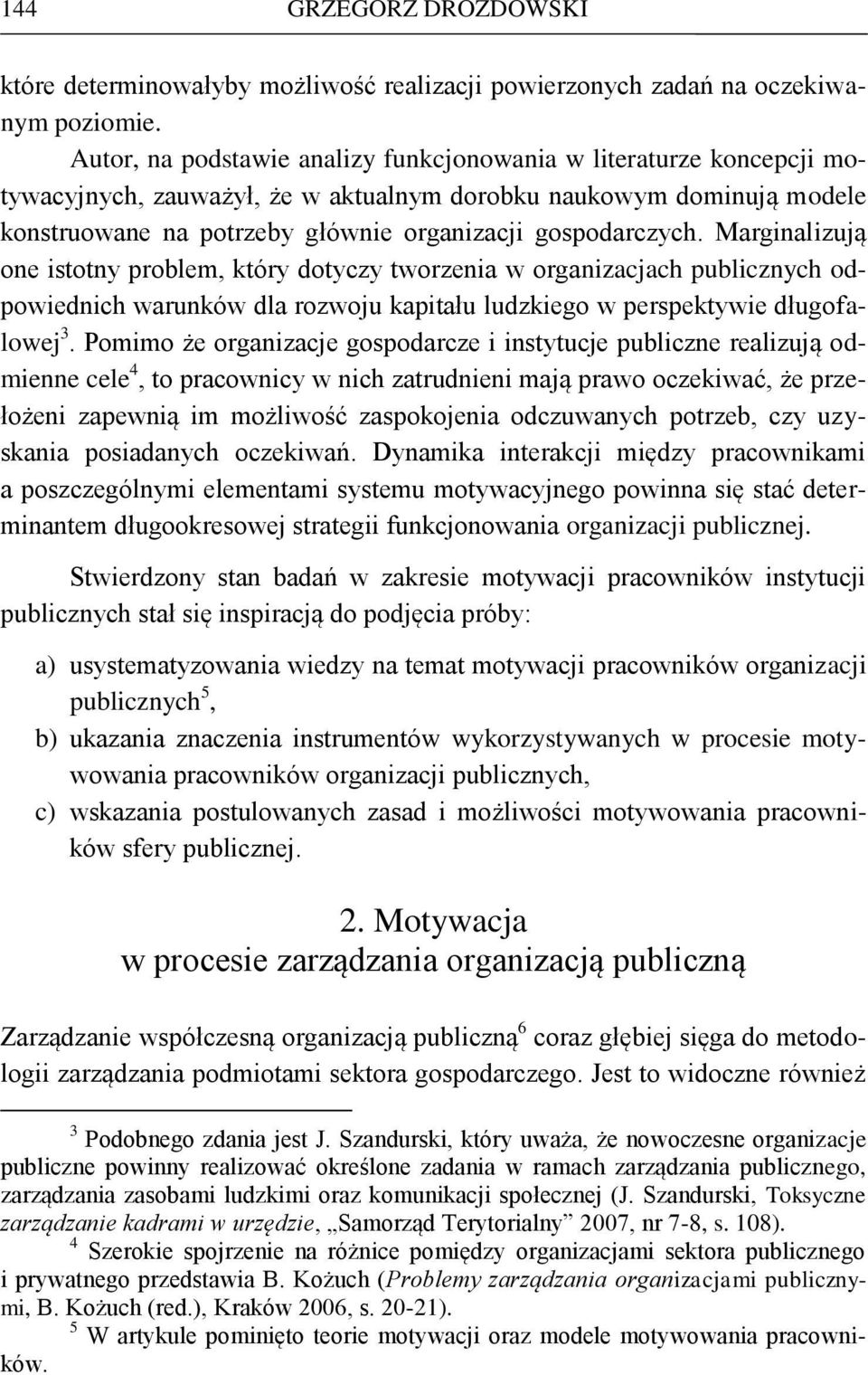 Motywowanie pracowników w organizacjach publicznych - PDF Free Download