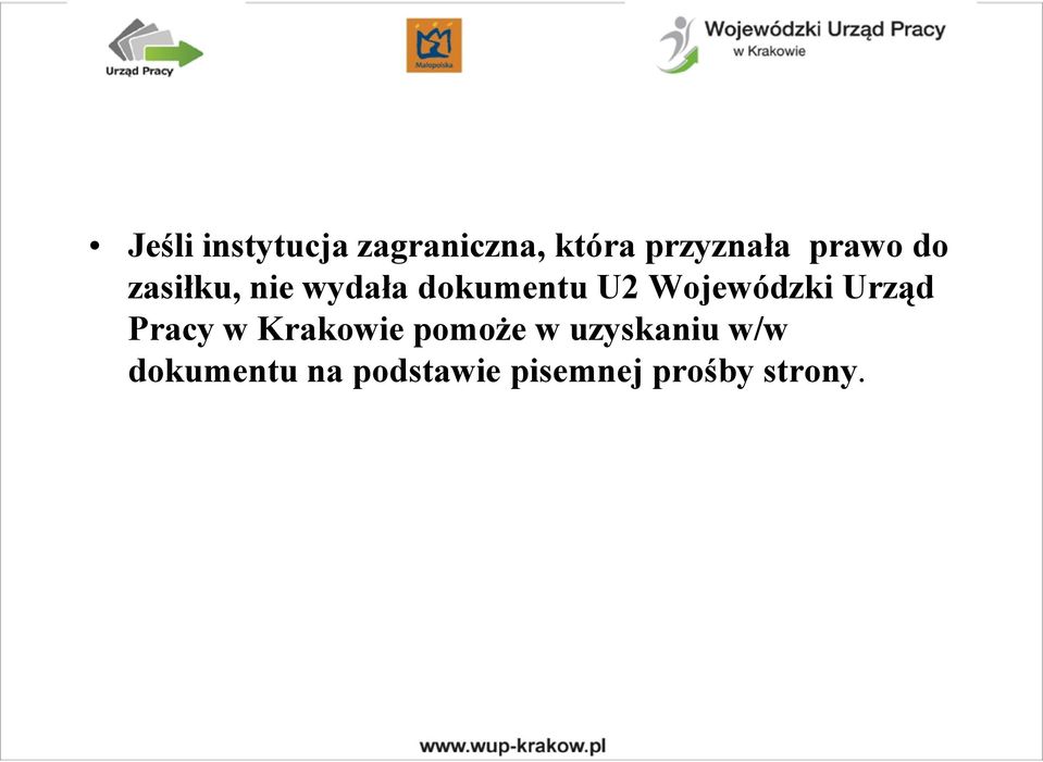 Wojewódzki Urząd Pracy w Krakowie pomoże w