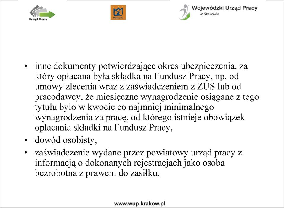 kwocie co najmniej minimalnego wynagrodzenia za pracę, od którego istnieje obowiązek opłacania składki na Fundusz Pracy,