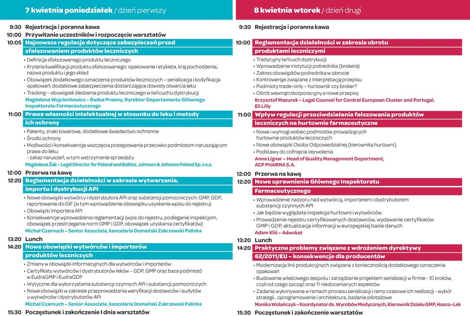 dodatkowego oznaczenia produktów leczniczych serializacja i kodyfikacja opakowań; dodatkowe zabezpieczenia dostarczające dowody otwarcia leku Tracking obowiązek śledzenia produktu leczniczego w